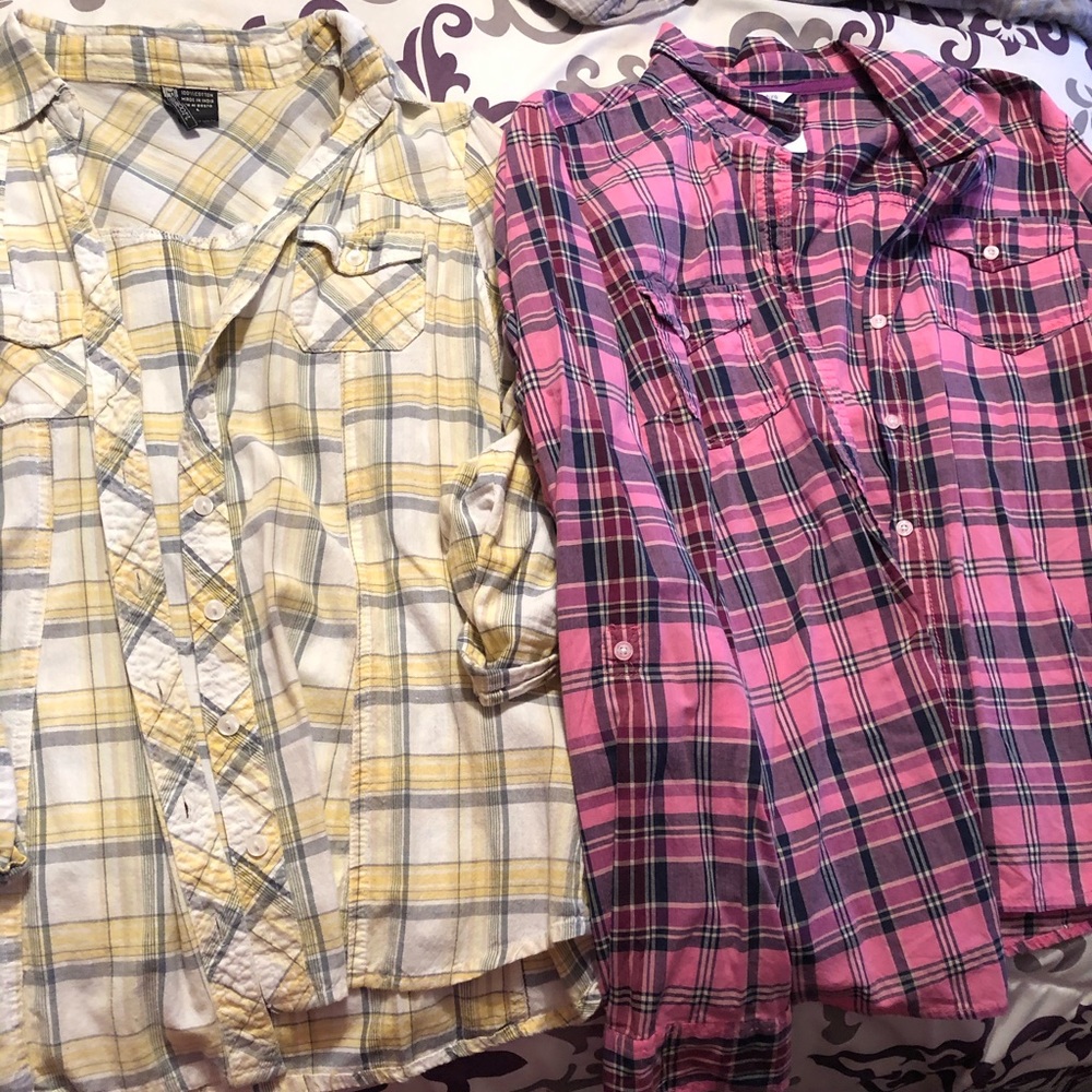 Flannel shirts